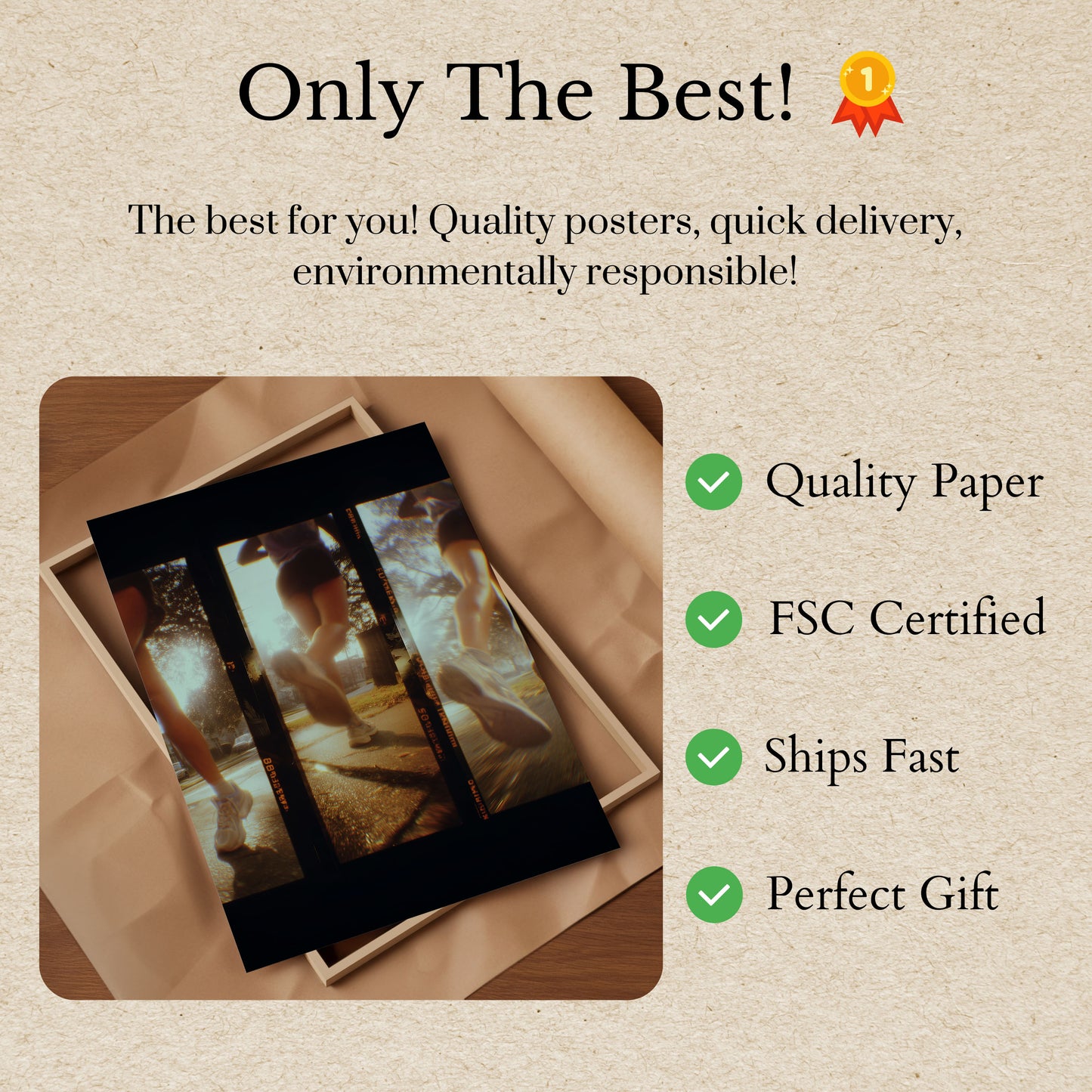 Urban Running Motion Poster