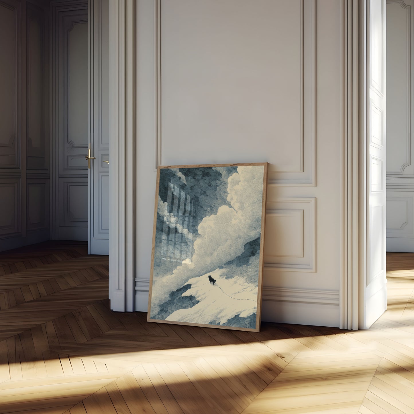 Wolf in the Snow Poster