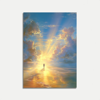 Etherische Reis naar het Licht Poster