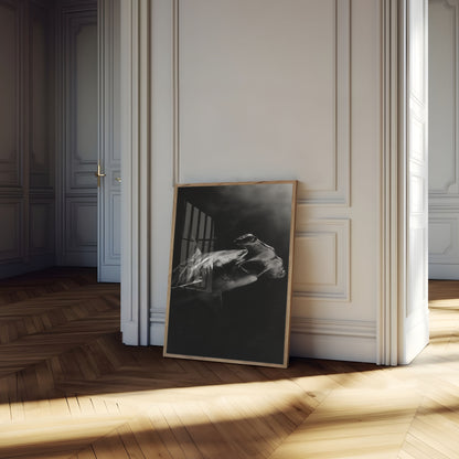 Great Hammerhead Shark Dark Poster