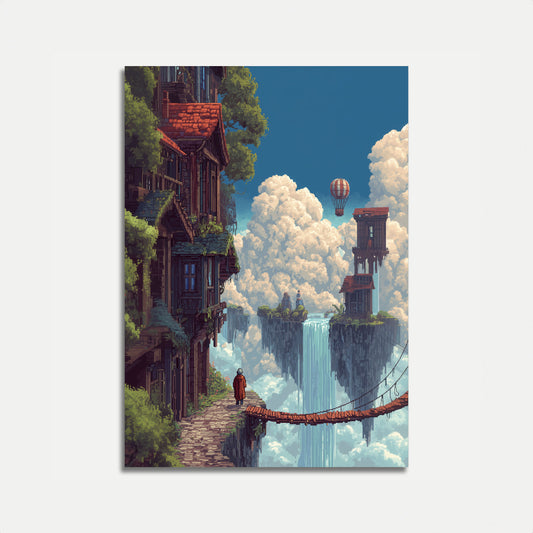 Cartaz de Aventura da Cidade Steampunk no Céu