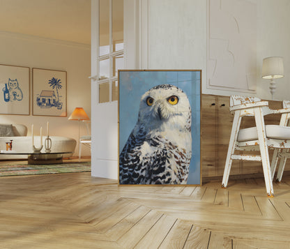 Majestic Snowy Owl Poster