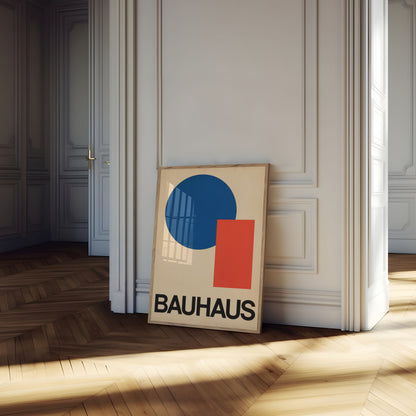 Bauhaus Geometric Shapes Poster