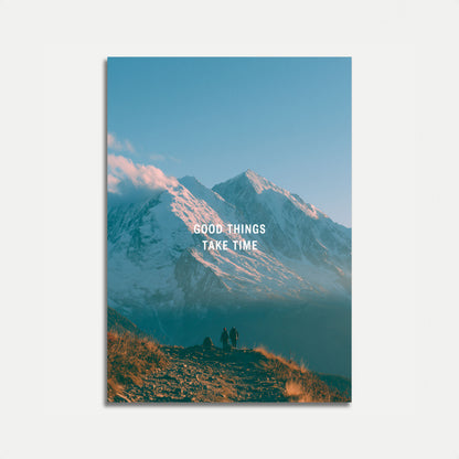 AVVENTURA Escursionisti Montagna Poster