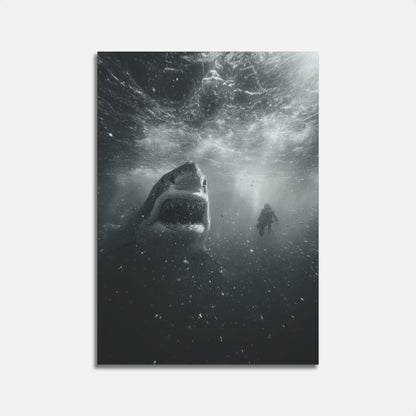 Shark Attack Underwater Poster