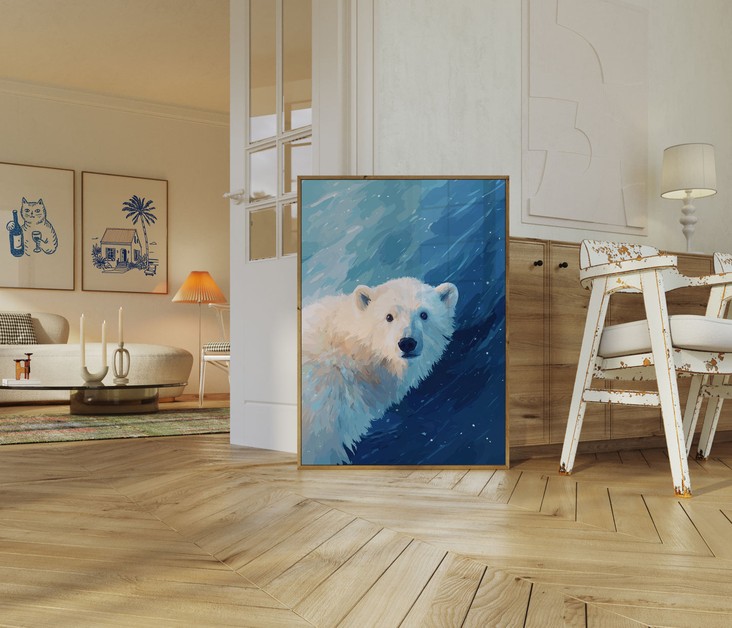 Póster de invierno de Arctic Guardian