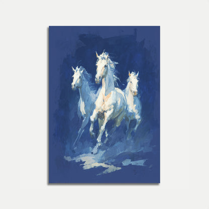 Celestial Stallions Blue Motion Poster