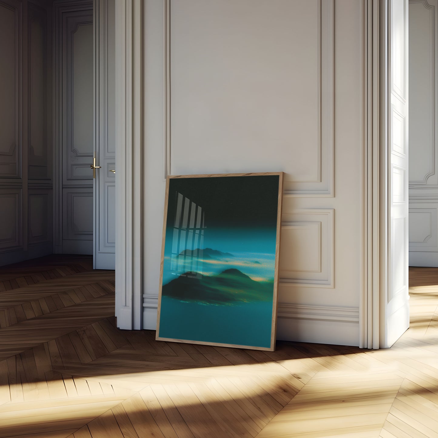 Ethereal fjellåke plakat