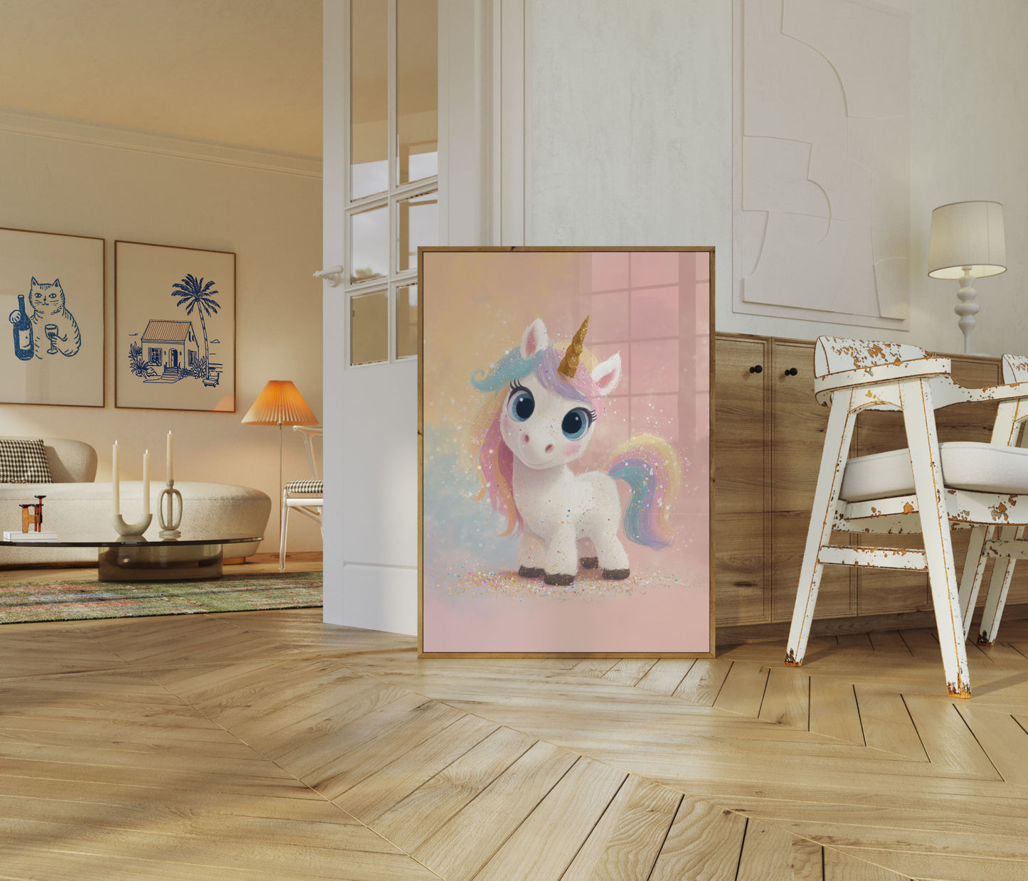 Poster di Magia dell'Unicorno Arcobaleno