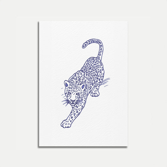 Elegant Luipaard Sluip Poster