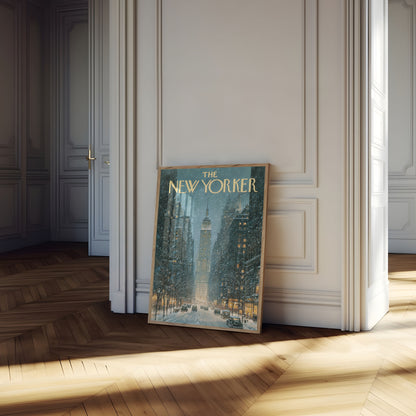 Empire State Winter Magic Poster