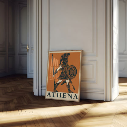 Athene griechische Kriegergöttin Poster