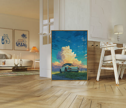 Classic Porsche Summer Dream Poster