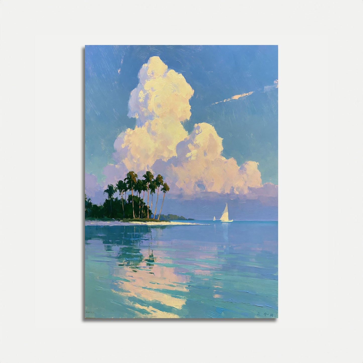 Tropical Island Paradise Plakat