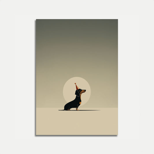 Party Hund Feier Poster
