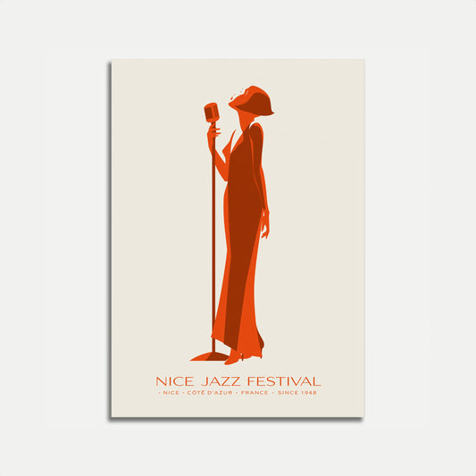 Nice Jazzfestival Vintageplakat