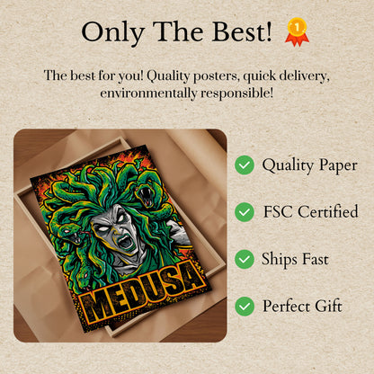 Plakát Medusa Serpent Fury