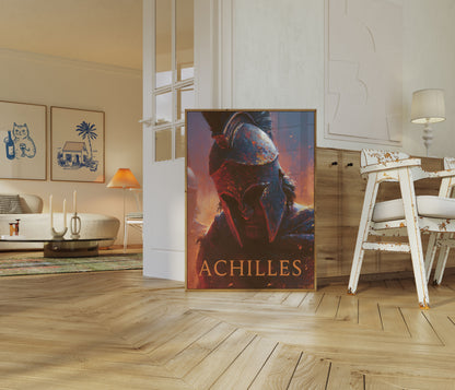 Achilles Warrior Hero Poster