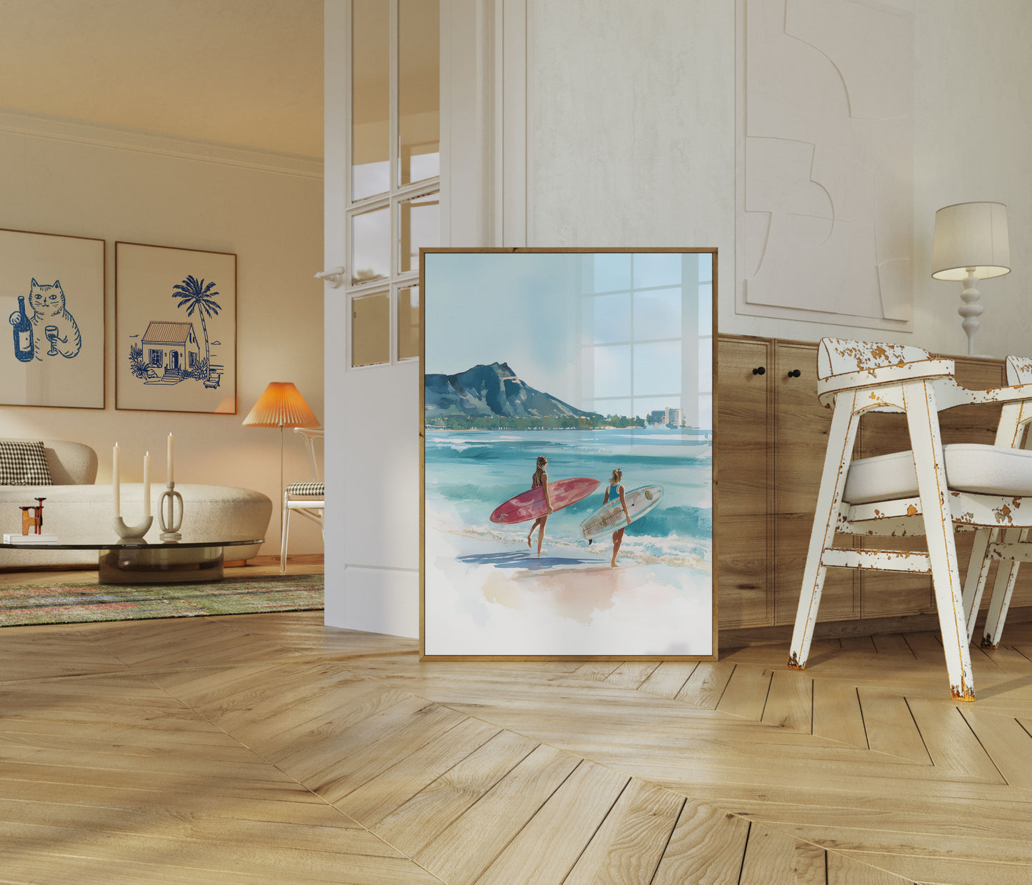 Coastal Surf Adventure Poster