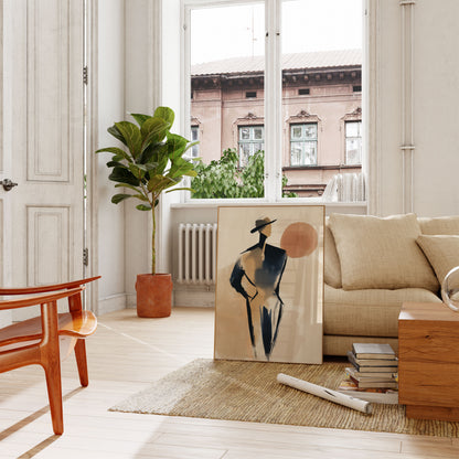 Elegantes Cowboy-Mode-Plakat