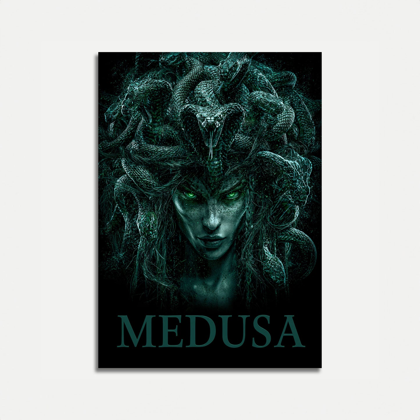 Mýtický fantasy plakát Medúzy