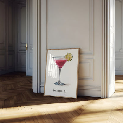 Vibrant Crimson Daiquiri Poster