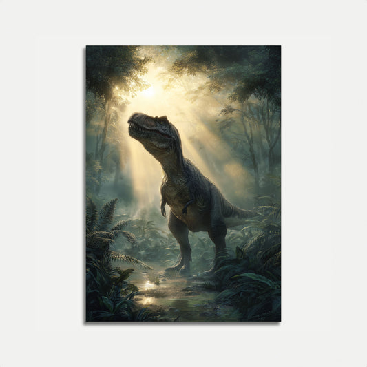 Prehistoric Jungle King Poster