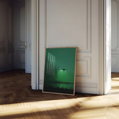 Affiche OVNI Au-Dessus du Lac Brumeux