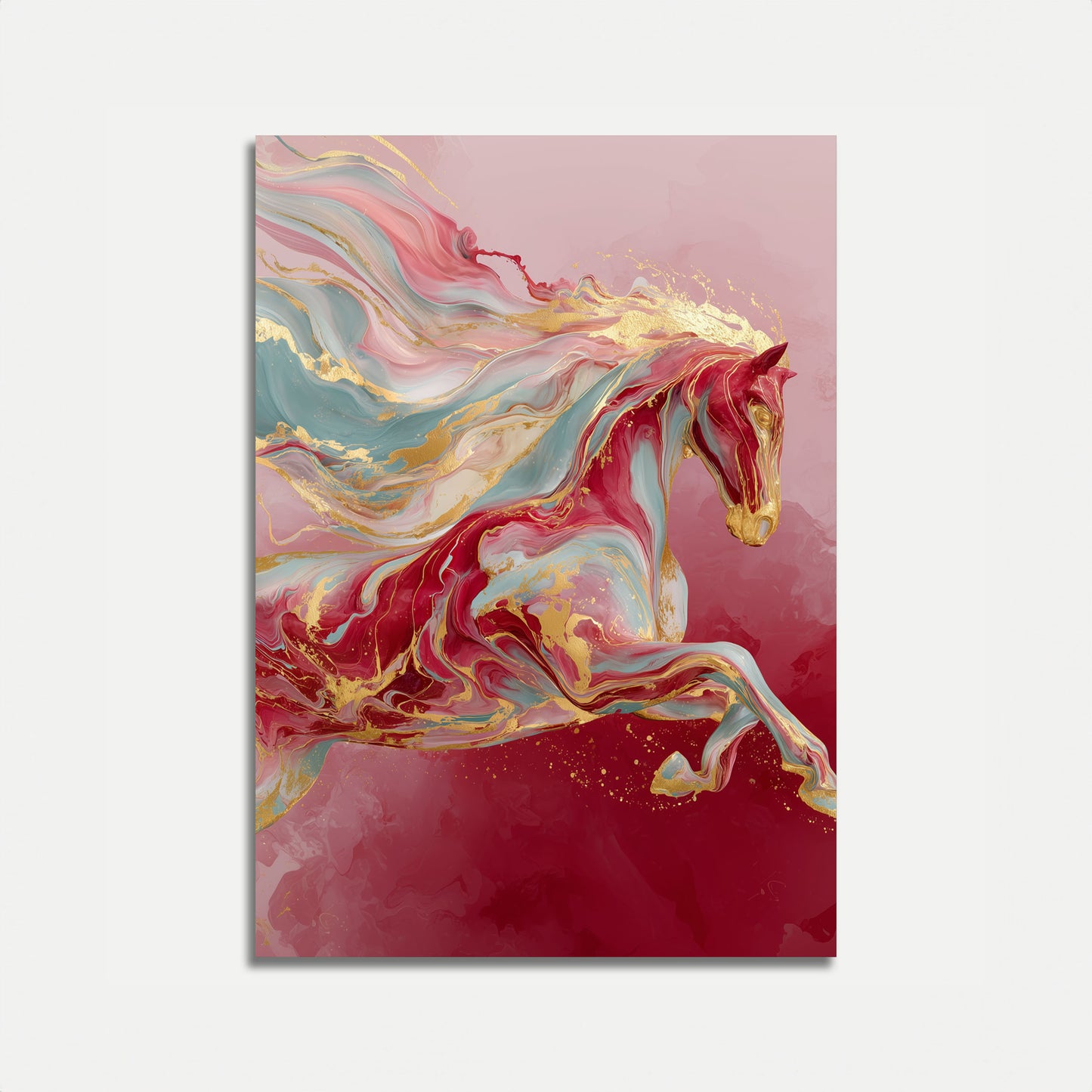 Póster de Caballo Etéreo Galopando
