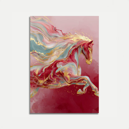 Póster de Caballo Etéreo Galopando