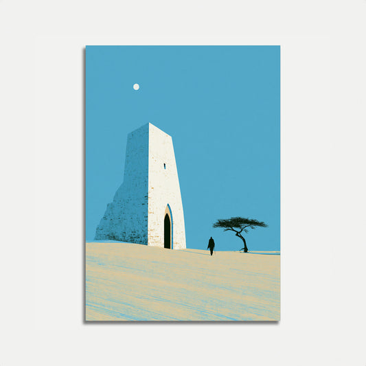 Desert Tower Solitude Poster