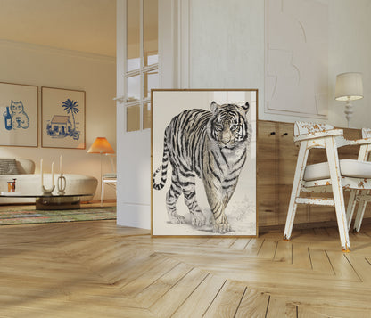 Majestic Bengal Tiger Art Poster