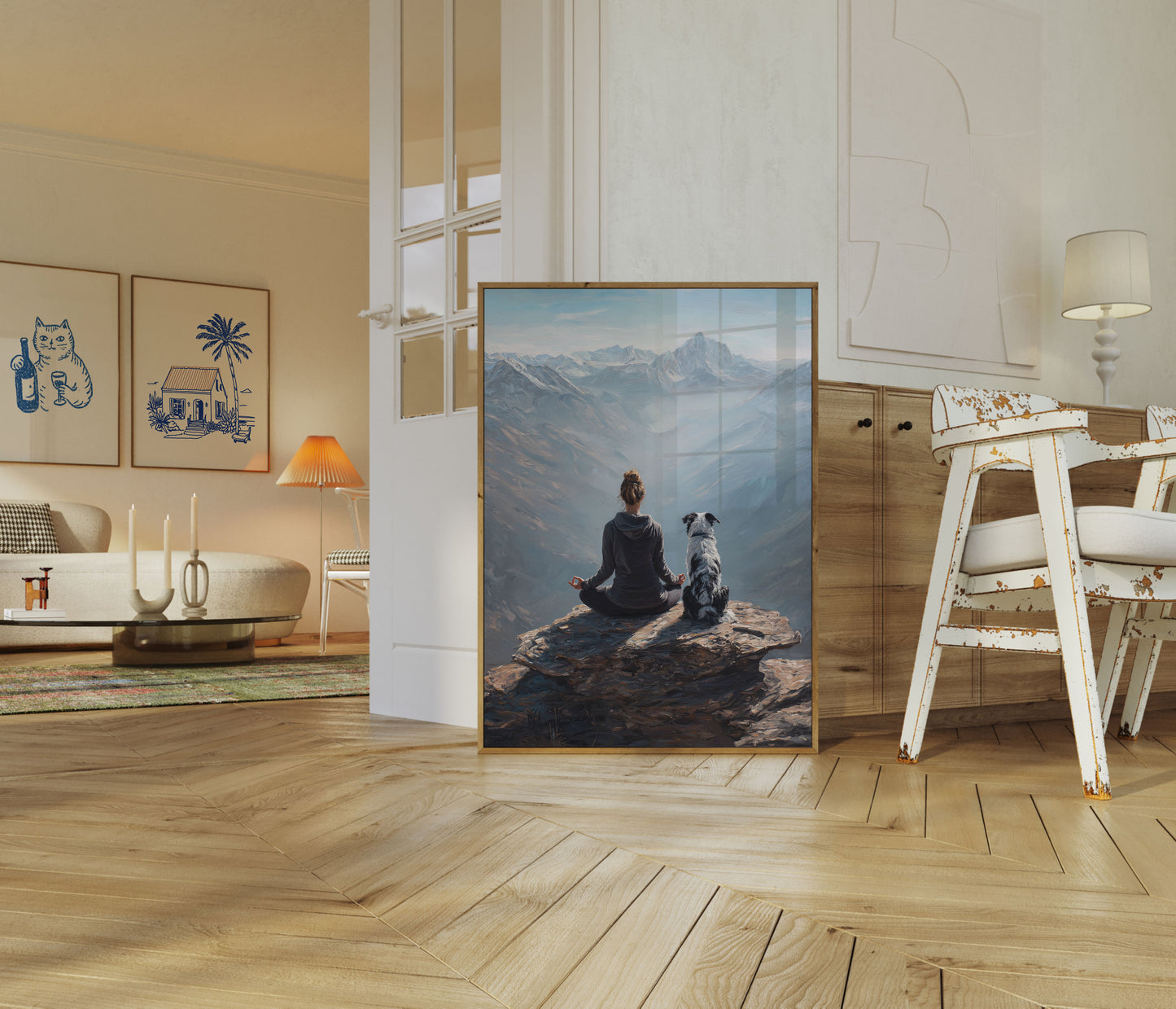 Bjergmeditationers Følgesvende Plakat