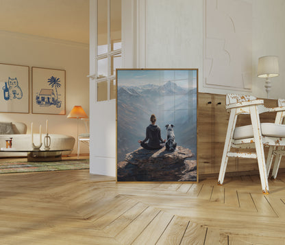 Bjergmeditationers Følgesvende Plakat