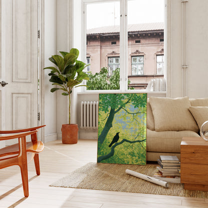 Bird in Summer Trees Poster