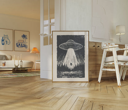 Affiche de la Forêt d'Enlèvement Extraterrestre