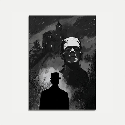 Póster de la tormenta del Monstruo de Frankenstein