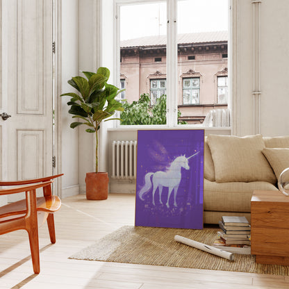 Poster Fantasia Unicorno Stellare