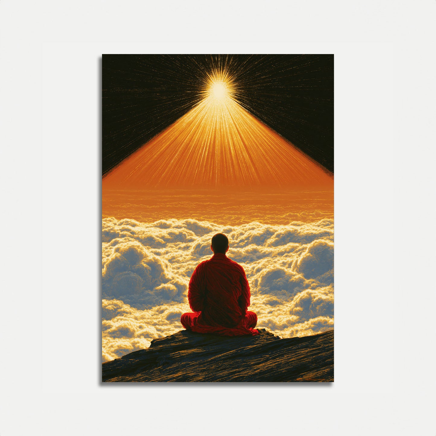Plakat: Meditation Over Skyerne