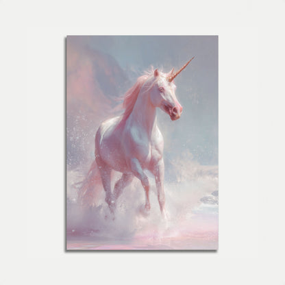 Poster dell'Unicorno Rosa Magico