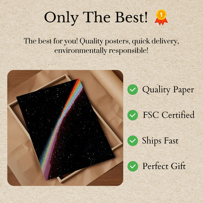 Plakat Kosmiczna Tęcza Wybuch Gwiazd