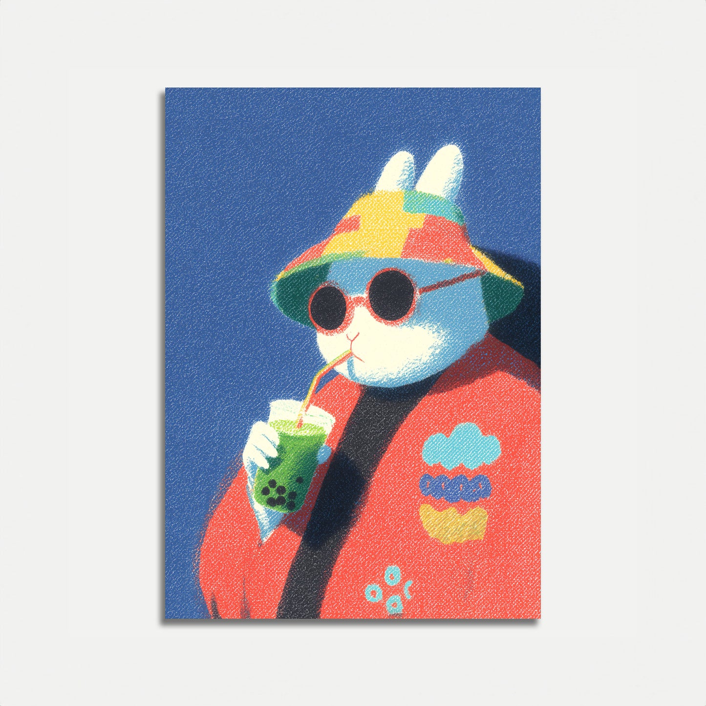 Cooler Hasen Sommer Feeling Poster