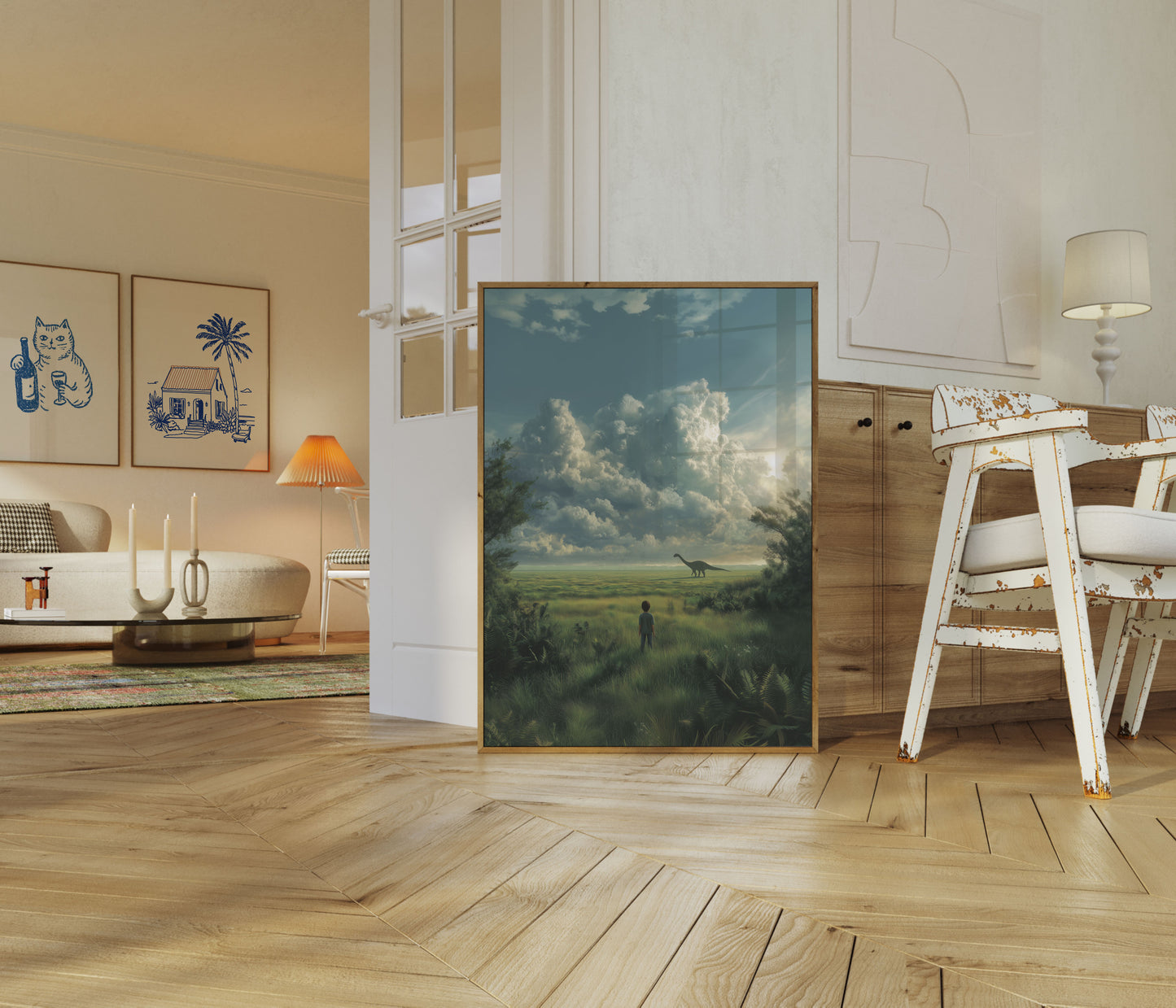 Dinosaur Dreams Childhood Poster