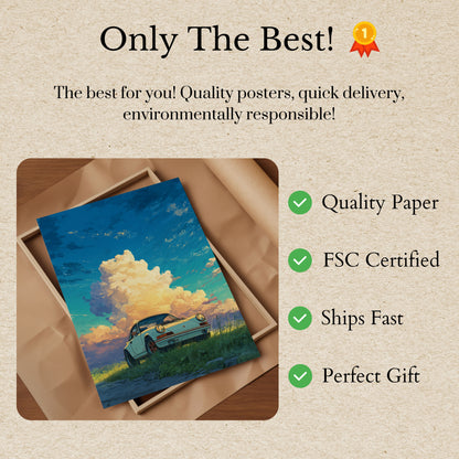 Classic Porsche Summer Dream Poster