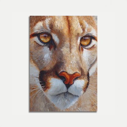 Golden-Eyed Orange Cat Poster
