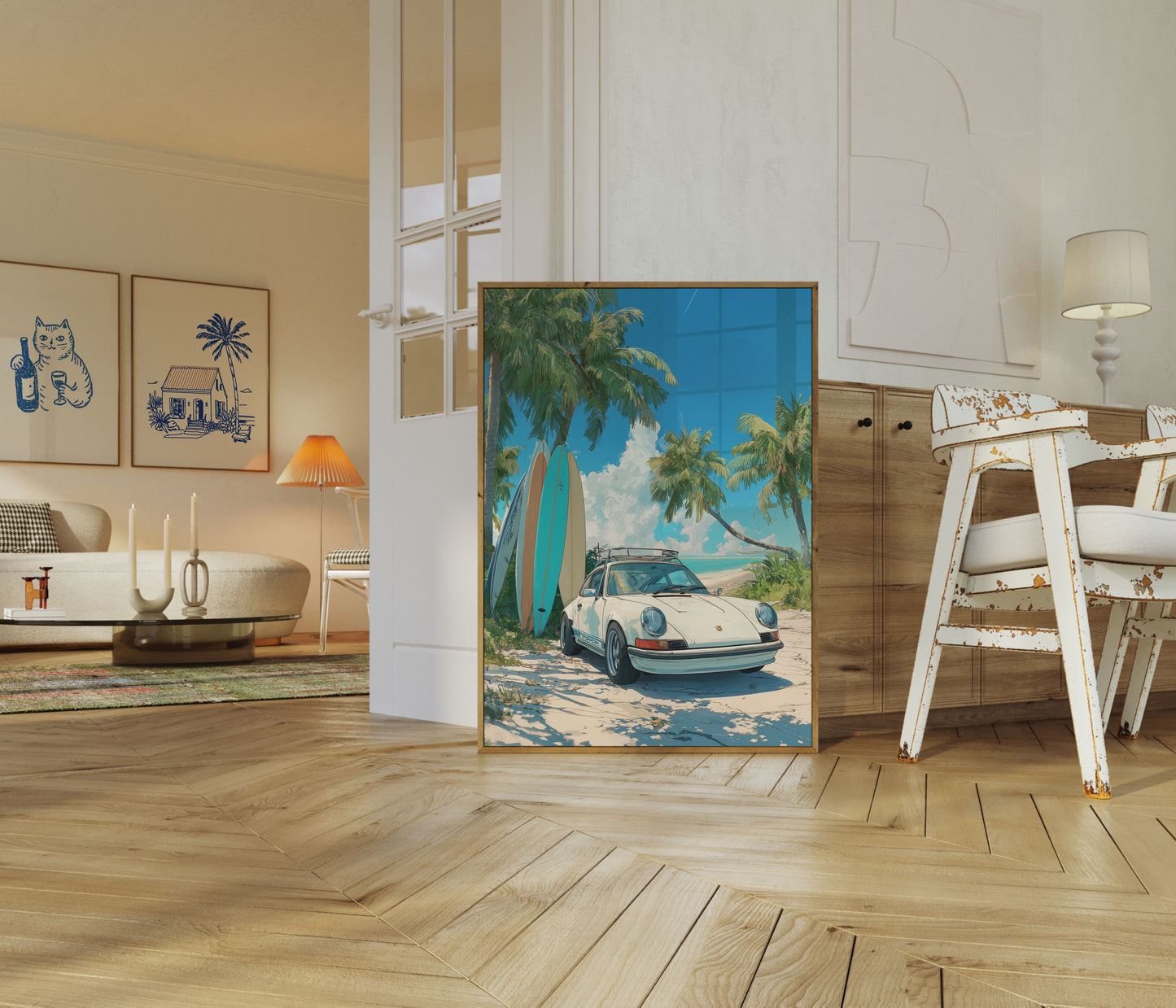 Porsche Beach Escape Poster