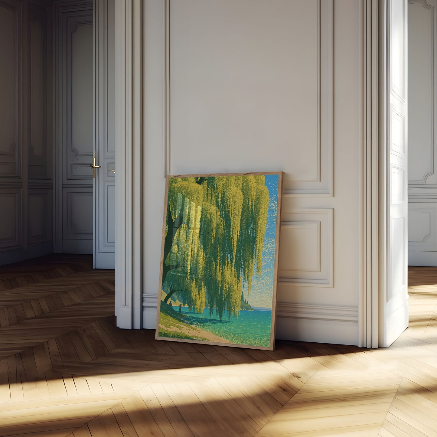 Weeping Willow by the Lake Poster