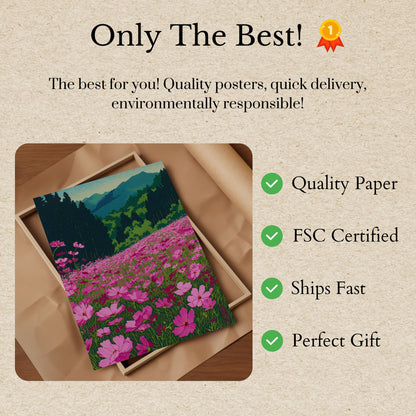 Plakat for fjellvill blomsterdale