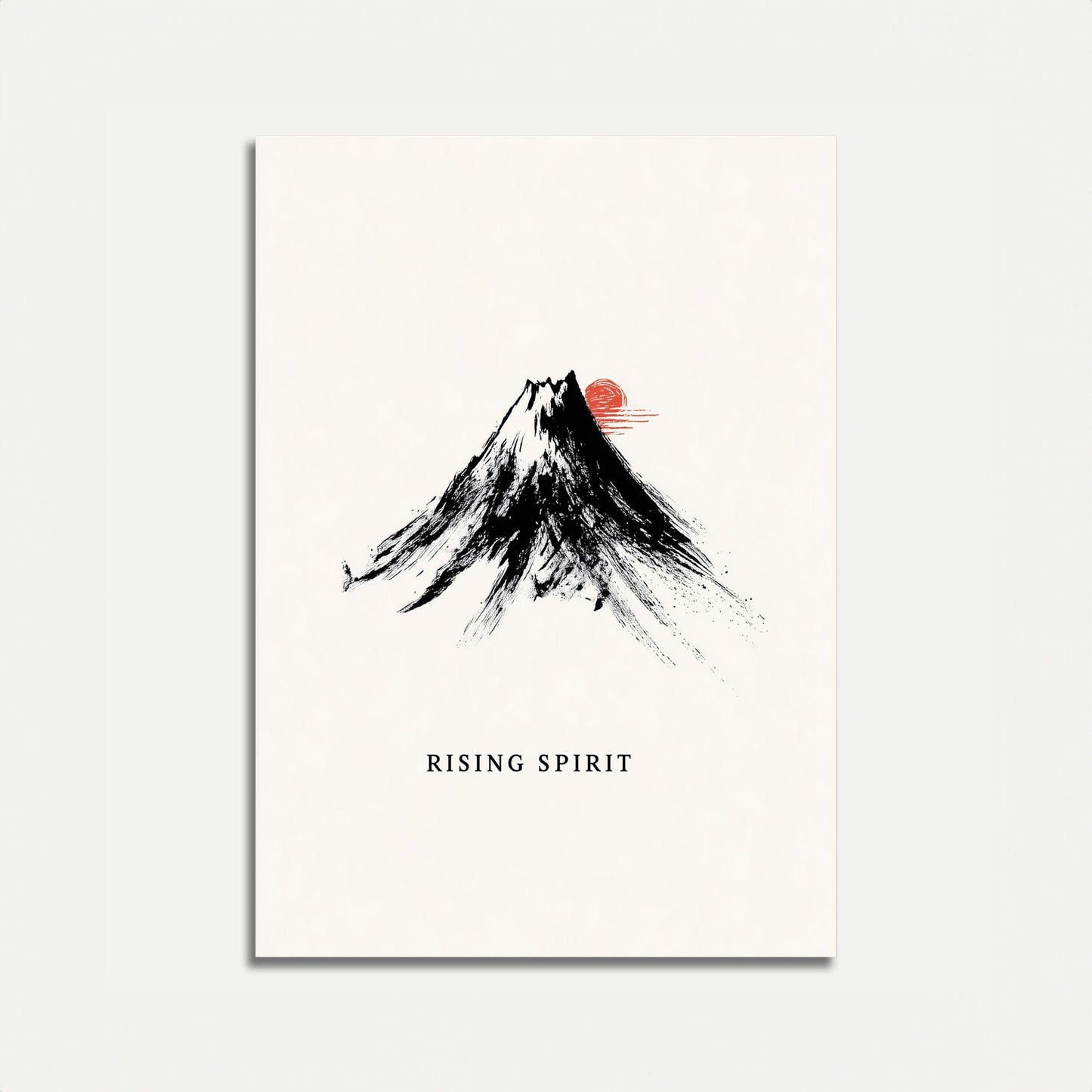 Póster del Monte Fuji de Rising Spirit