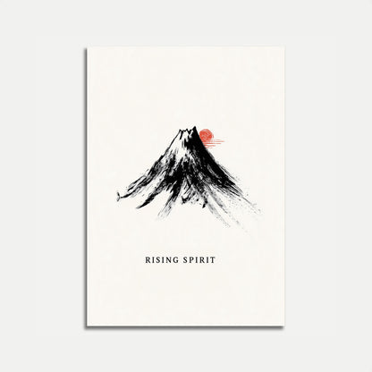 Póster del Monte Fuji de Rising Spirit
